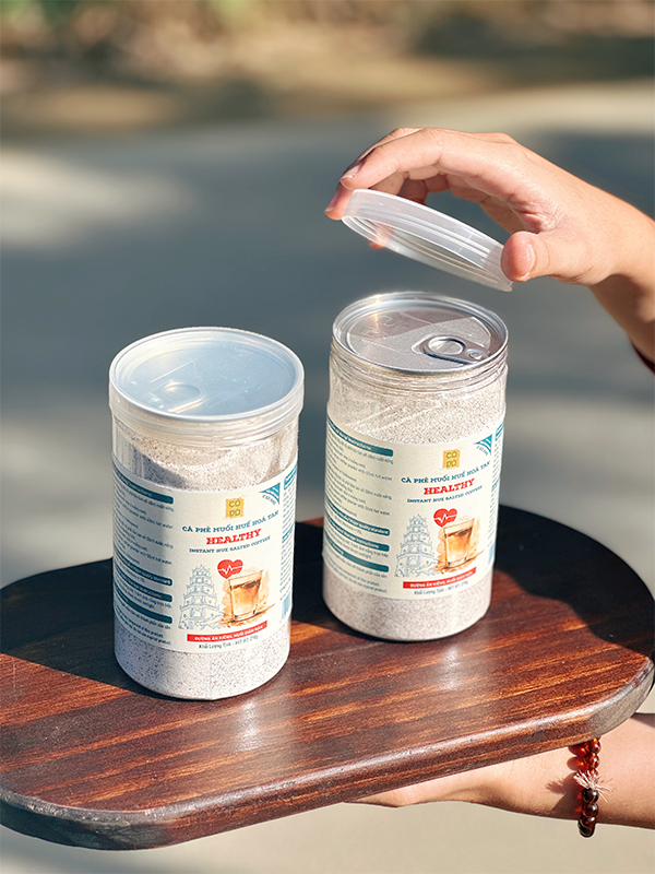 Hũ 270g Cà Phê Muối Huế Hoà Tan Healthy